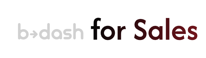 b→dash for Sales